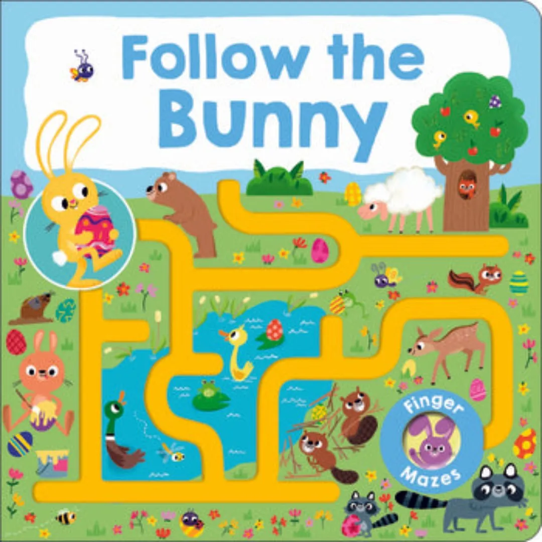 Maze Book: Follow the Bunny