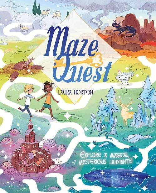 Maze Quest Hard Cover Book