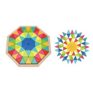 Octagon Mosaic Wooden Geometric Kids Puzzle