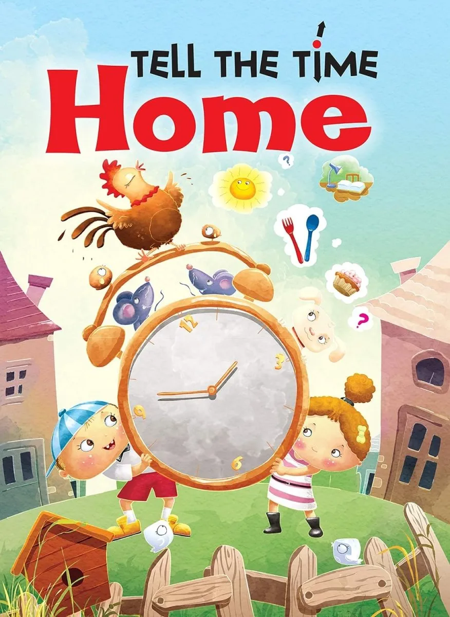 Om Books International Tell the Time Home Activity book