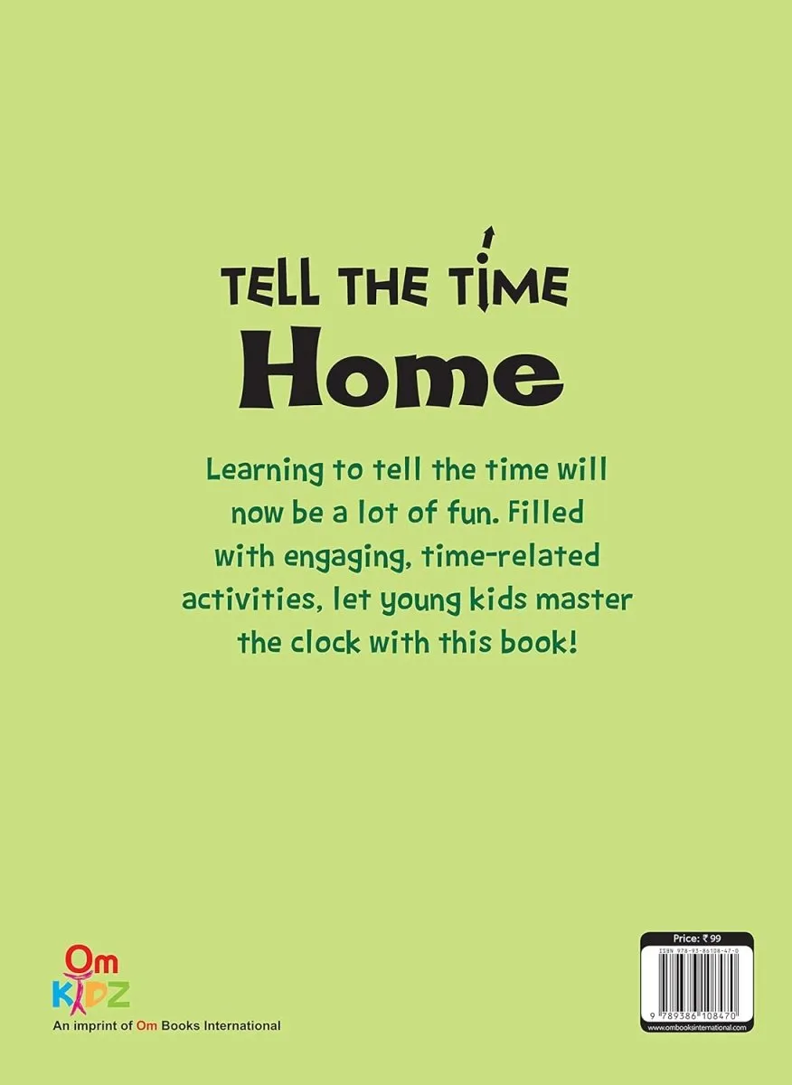 Om Books International Tell the Time Home Activity book