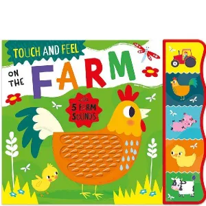 On The Farm Touch And Feel Board Book With Sounds