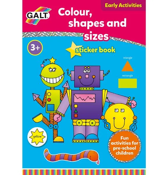 [Pack of 3] Galt Colour, Shapes and Sizes