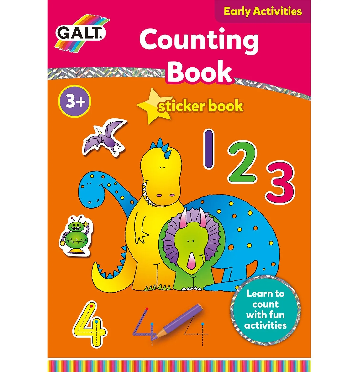 [Pack of 3] Galt Counting Book