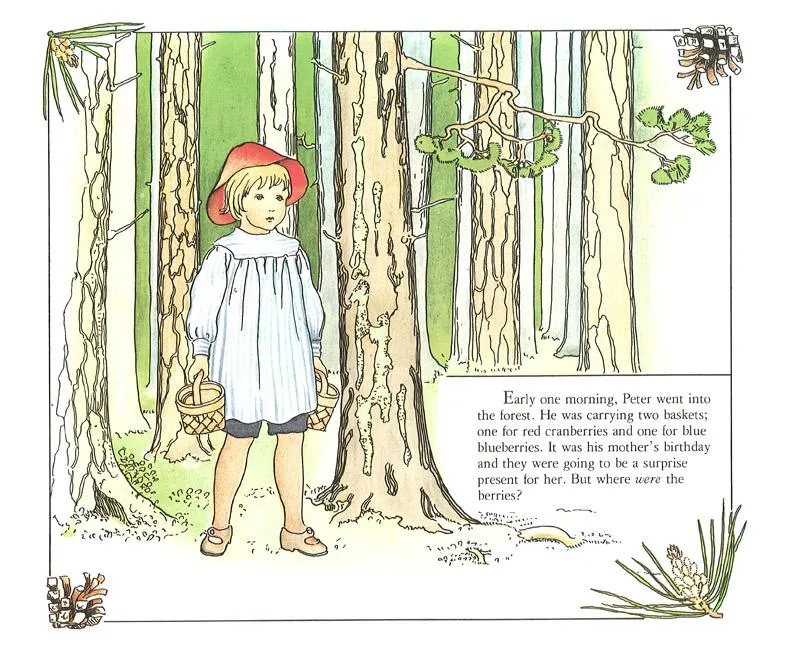 Peter in Blueberry Land - Elsa Beskow