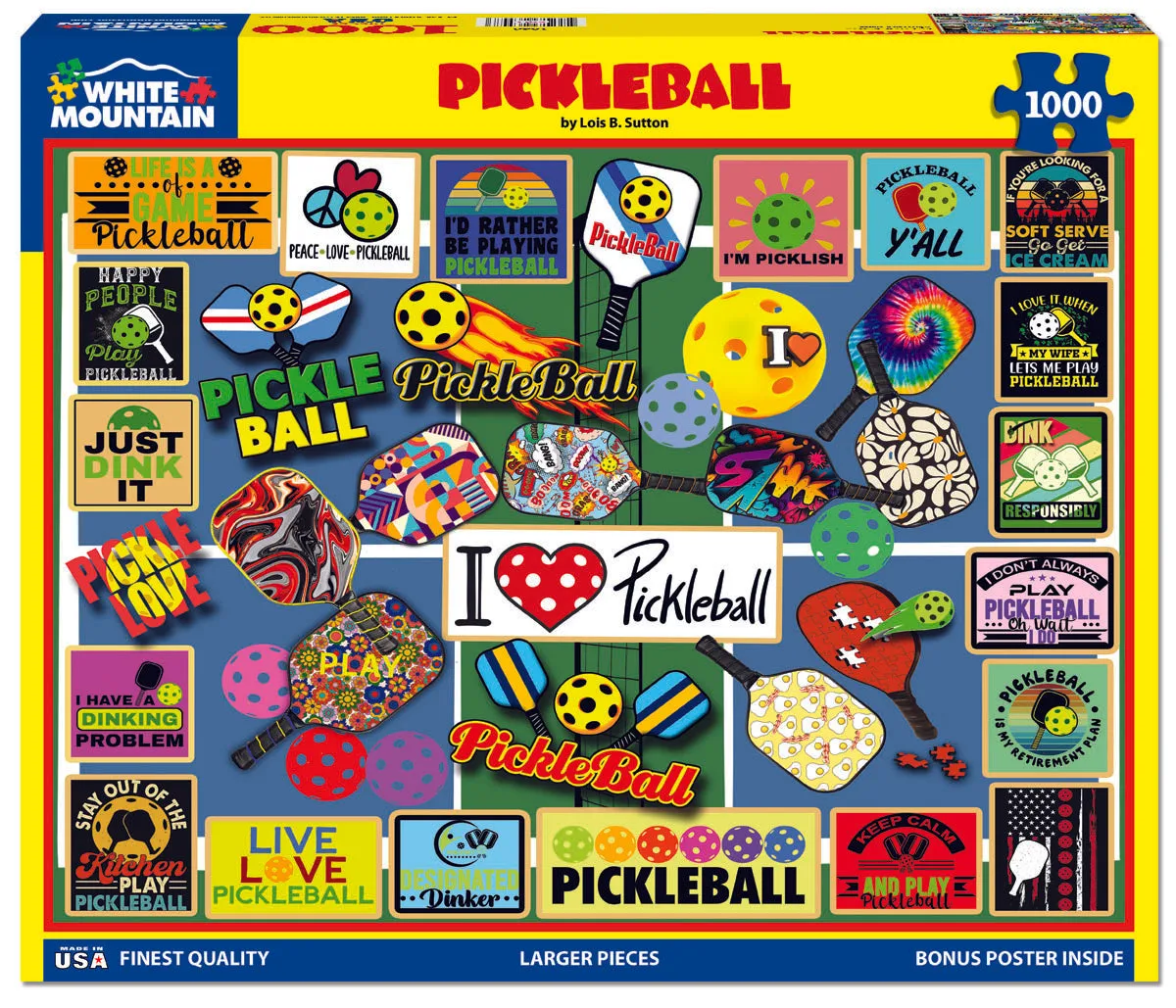 Pickleball (1846pz) - 1000 Piece Jigsaw Puzzle