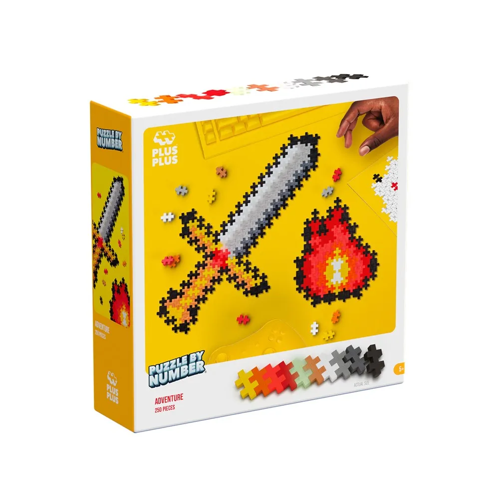 Plus-Plus - Puzzle by Number - Adventure 250pcs