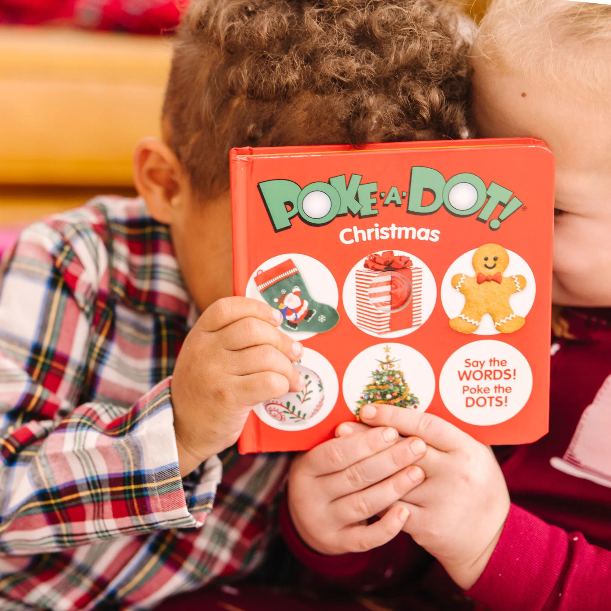 Poke-a-Dot: Christmas Board Book