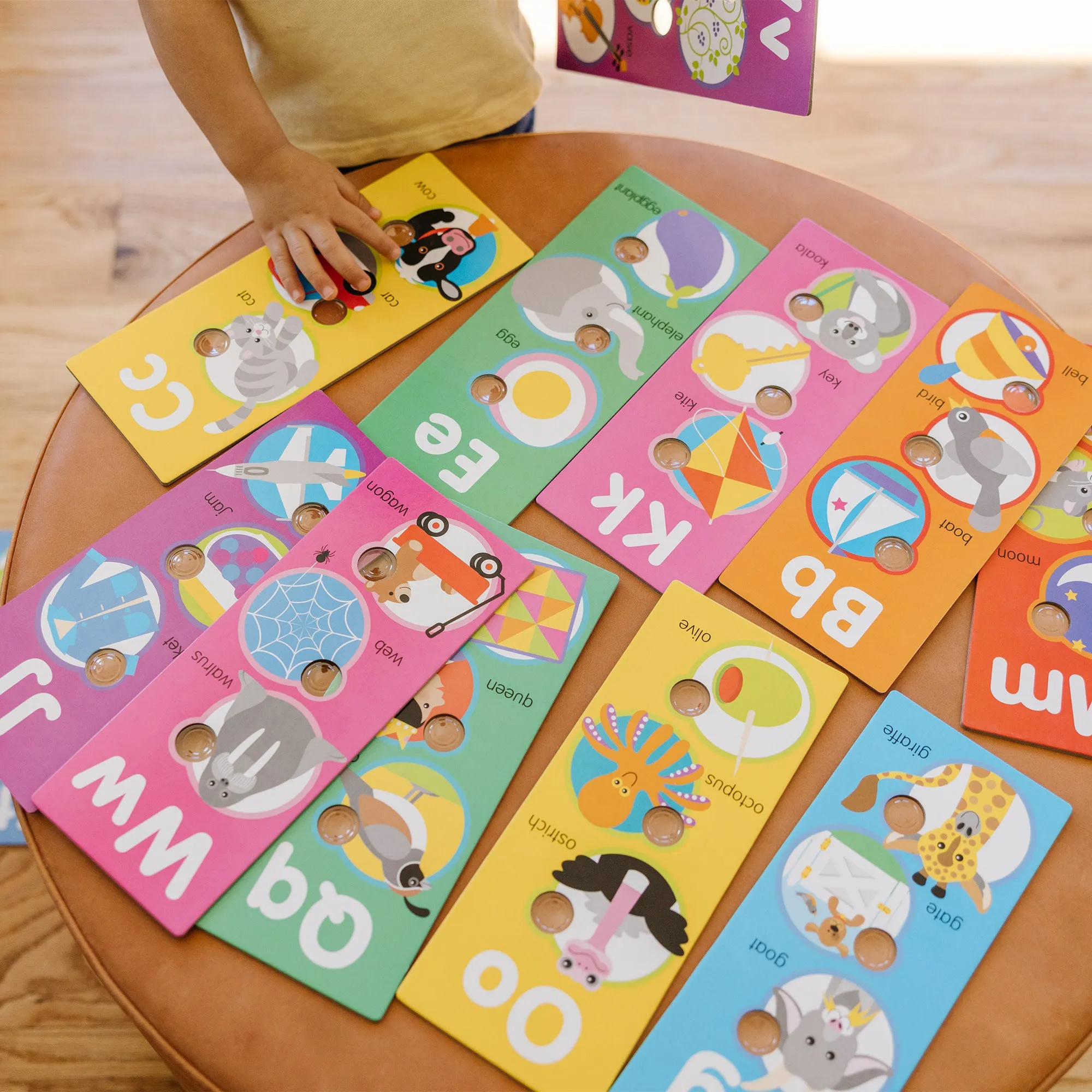 Poke-A-Dot Jumbo Alphabet Learning Cards