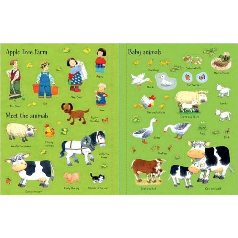 Poppy & Sam's Animals Sticker Book