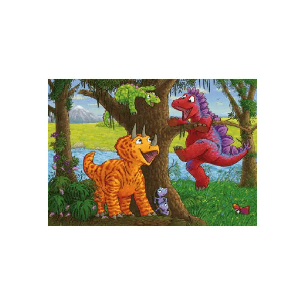 Ravensburger - Dinosaurs at play 2x24 pieces