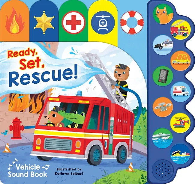 READY, SET, RESCUE! EMERGENCY VEHICLE SOUNDS BOOK