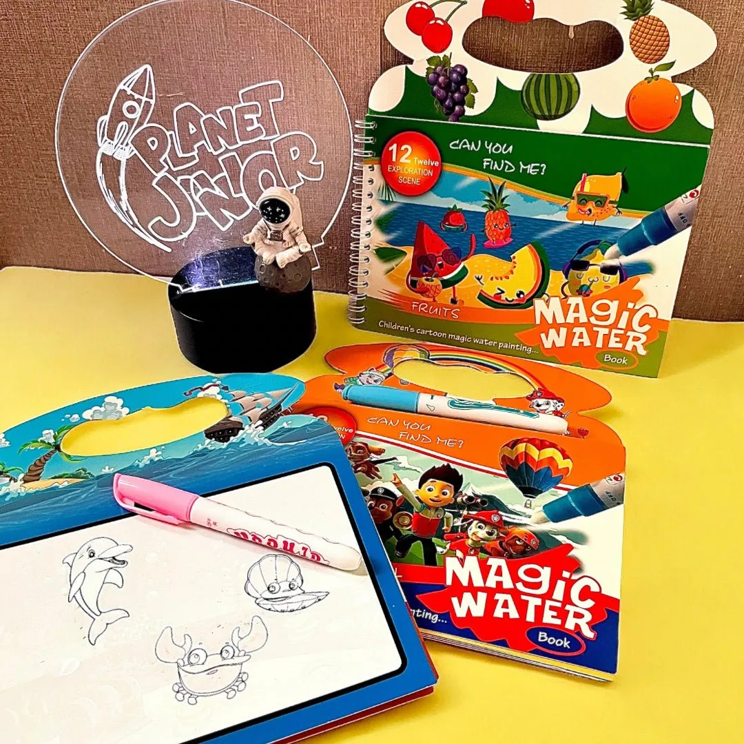 Reusable Water Magic Colouring Books