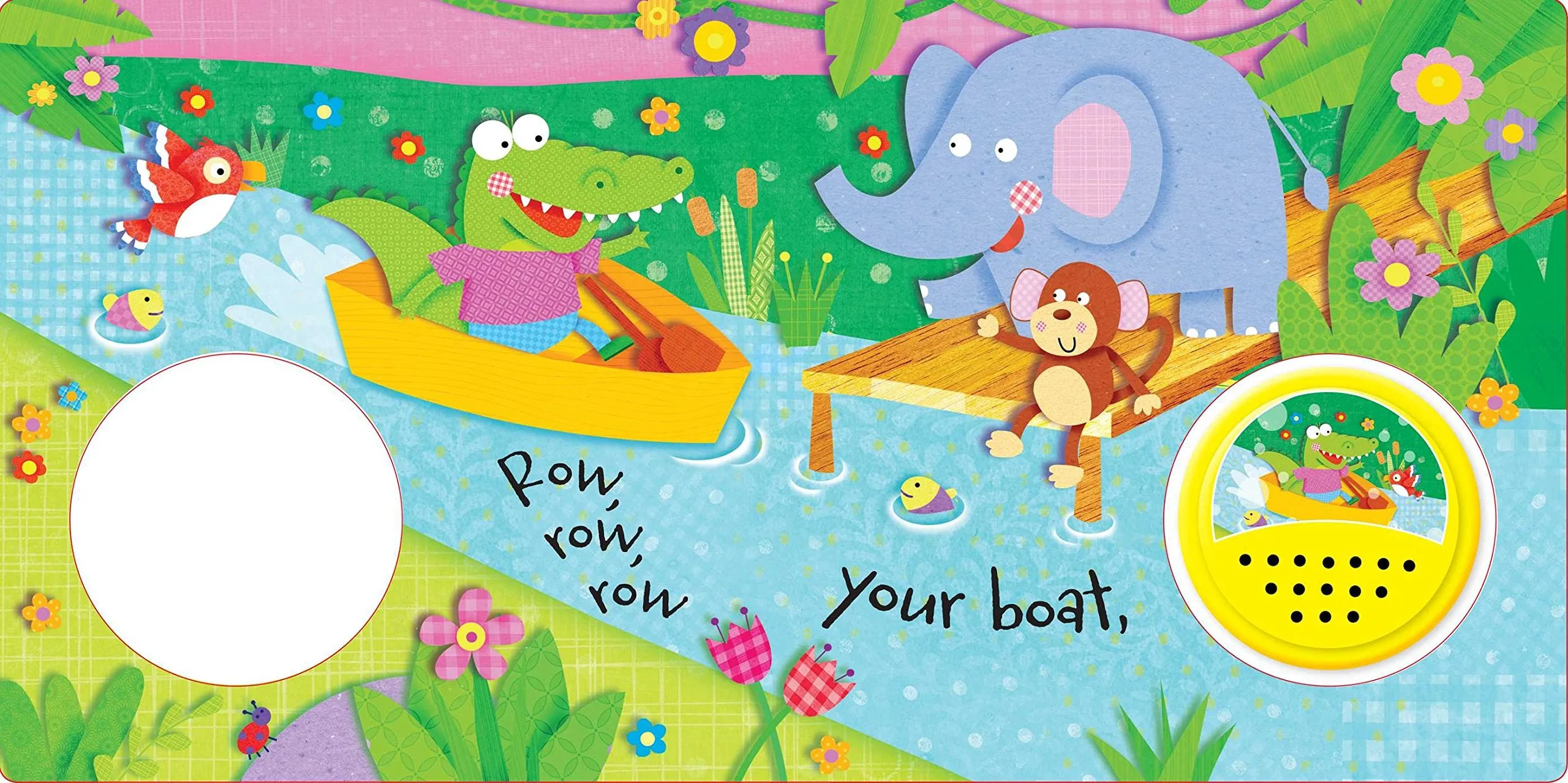 Row, Row, Row Your Boat Musical Book (A Big Button for Little Hands Sound Book) Board book – May 1, 2018