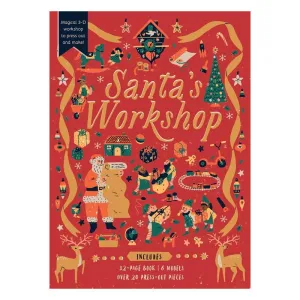 Santa's Workshop Book & Model Kit by Fiona Munro