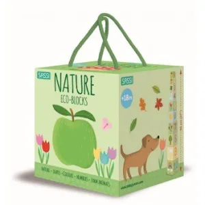 Sassi My First Nature 123 Eco Blocks & Book Set