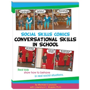 Social Skills Comics for Kids: Conversational Skills in School