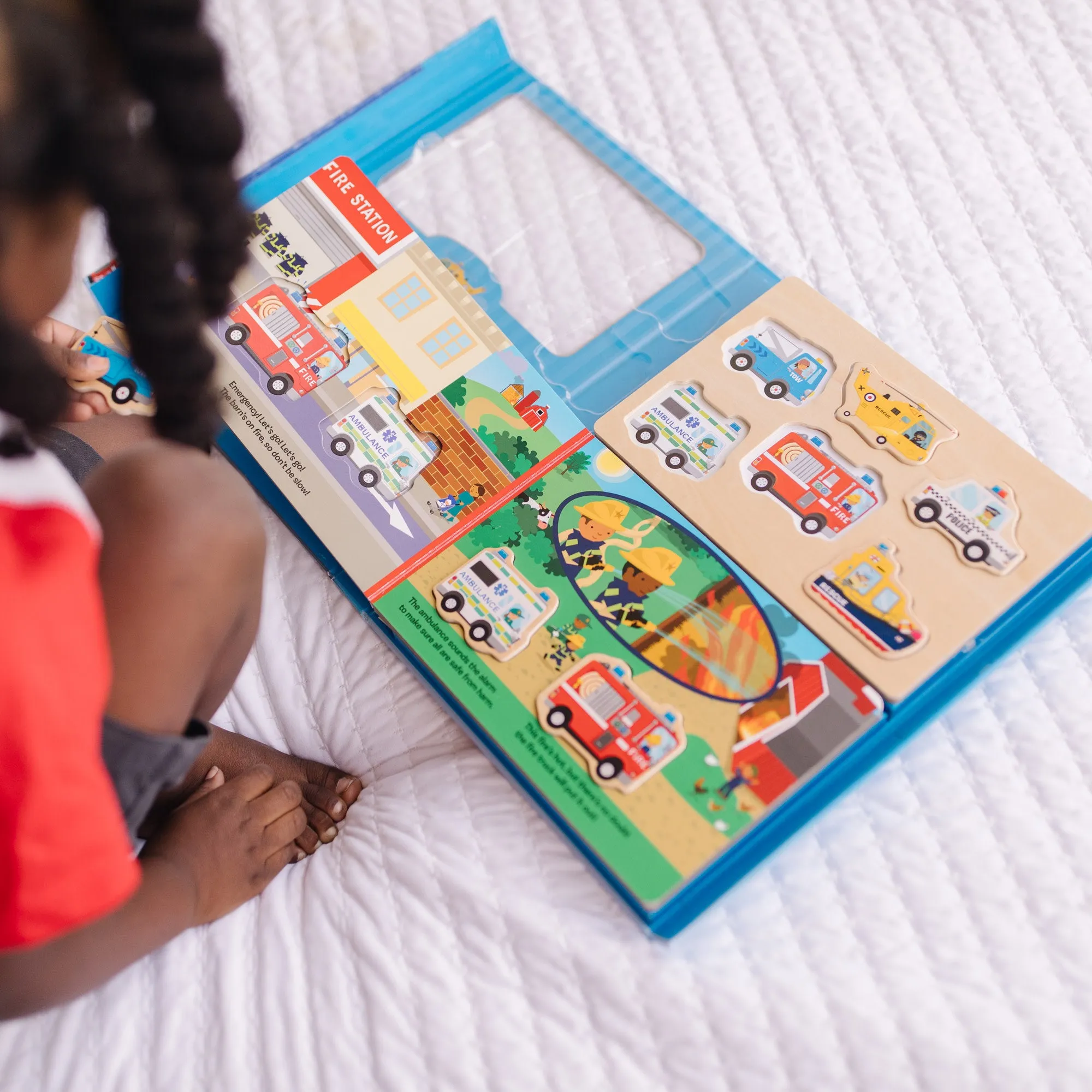 To the Rescue Book & Puzzle Play Set