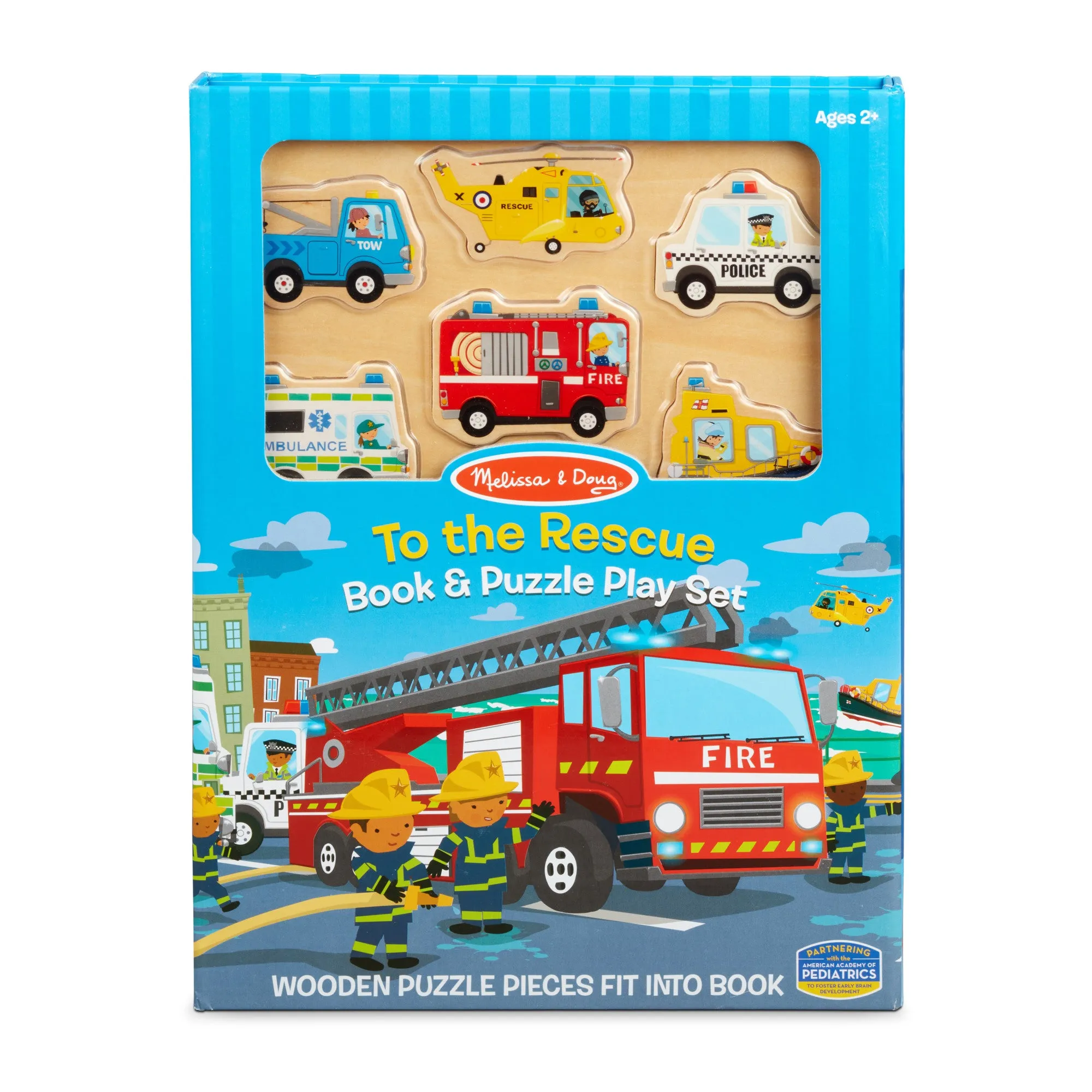 To the Rescue Book & Puzzle Play Set