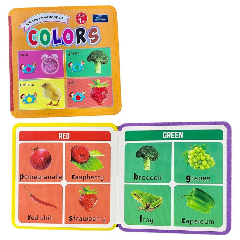 Toddlers Foam Books - Set of 3 Books - Alphabet , Colors and Shapes For Kids