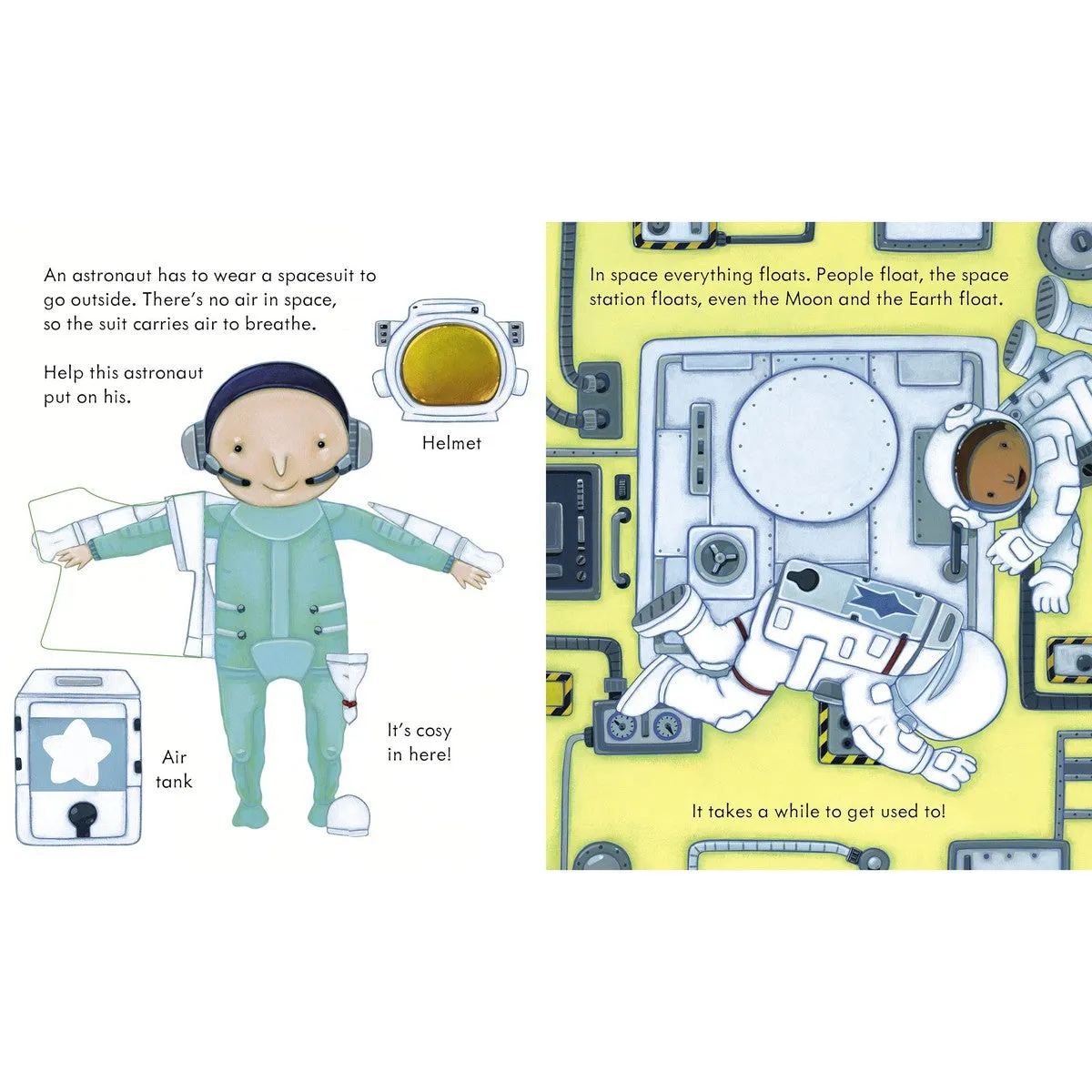 Usborne peep inside space