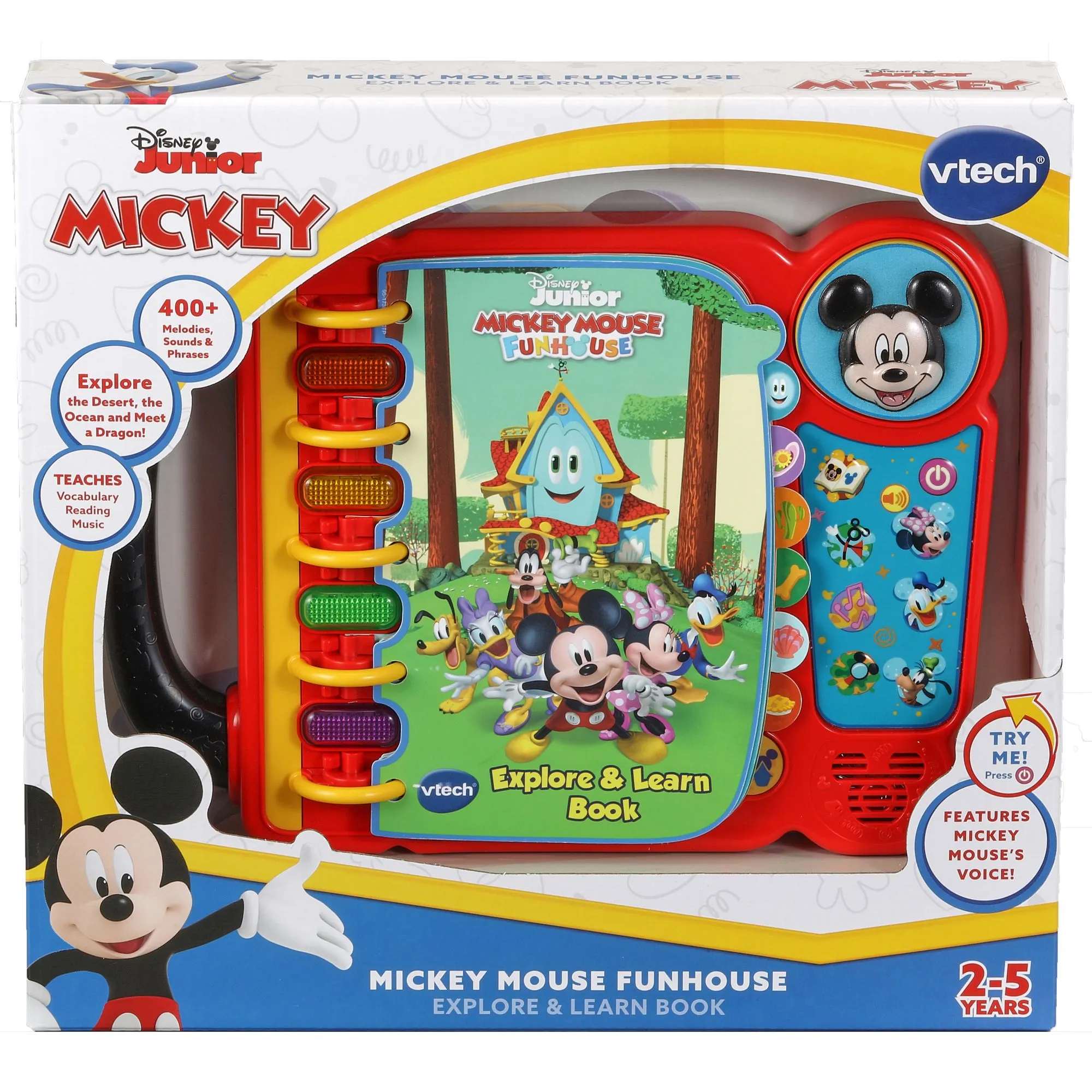 VTech Disney Junior Mickey Mouse Funhouse Explore & Learn Book