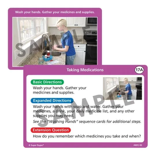 Webber® Activities of Daily Living Photo Sequencing Cards