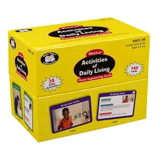 Webber® Activities of Daily Living Photo Sequencing Cards