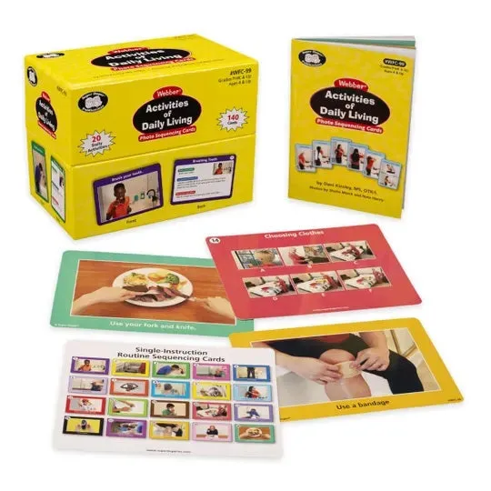 Webber® Activities of Daily Living Photo Sequencing Cards